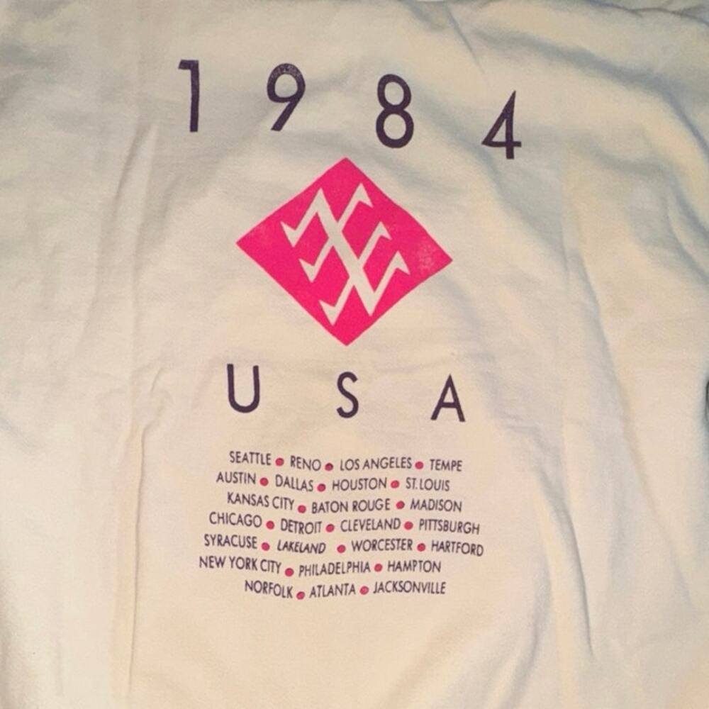 DAYDREAMER Duran Duran 1984 US Tour Hooded Sweatshirt Size Large New w/ Tag - Picture 5 of 5